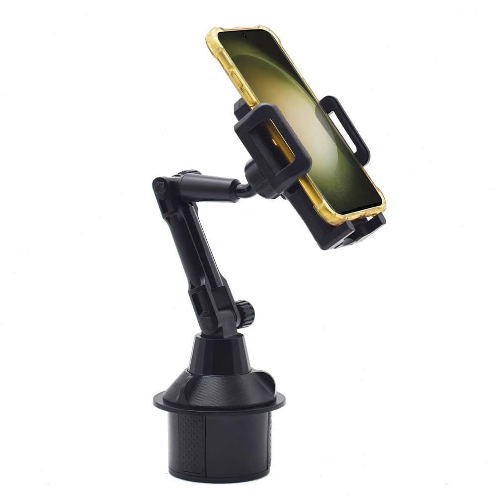 Car Cup Holder Phone Mount, Cup Holder Cradle Car Mount with Adjustable Neck