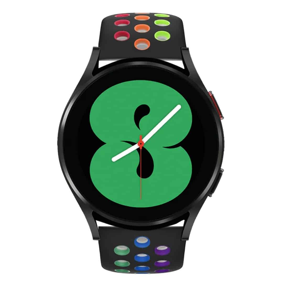 Nike Style For Samsung Galaxy Watch 7 FE 6 5 4 3 Pro Active 2 Gear S2 Silicone Wristband Adjustable Replacement Rubber Watch Band Kit