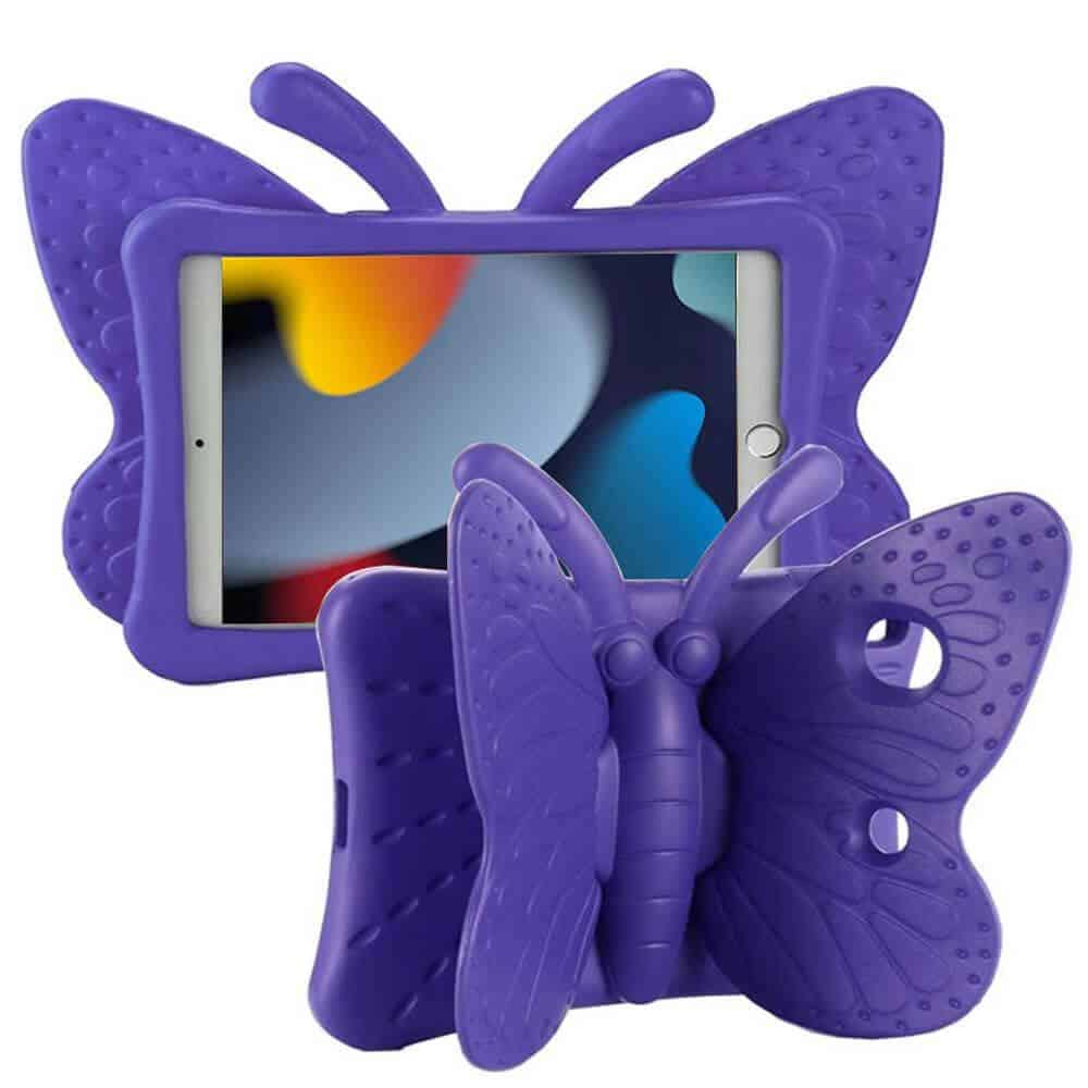 For Apple iPad Eva Butterfly Kids Friendly Stand Protective Shockproof Light Weight Heavy Duty Case Cover