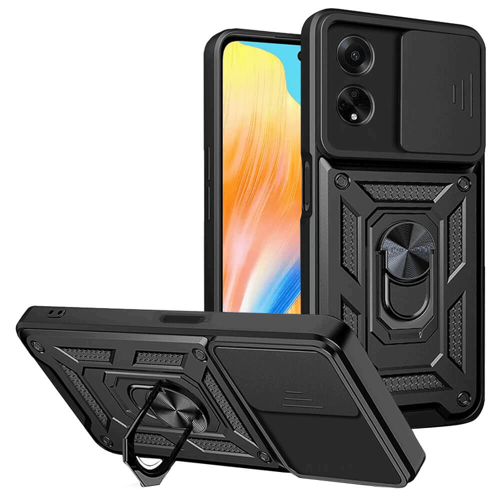 Oppo A8 4G Magnetic Ring Case