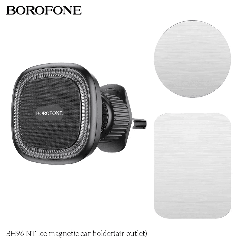 BOROFONE BH96 NT 360 Degree Rotating Air Outlet Magnetic Air Vent Car Mobile Phone Holder for 4.5-7 inch iPhone Samsung Google Nokia Oppo Motorola