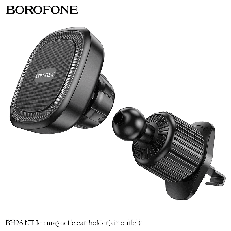 BOROFONE BH96 NT 360 Degree Rotating Air Outlet Magnetic Air Vent Car Mount Mobile Phone Holder for 4.5-7 inch iPhone Samsung Google Nokia Oppo Motorola