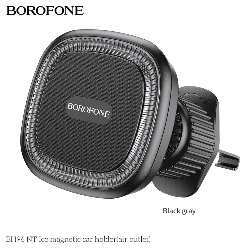 BOROFONE BH96 NT 360 Degree Rotating Air Outlet Magnetic Air Vent Car Mobile Phone Holder for 4.5-7 inch iPhone Samsung Google Nokia Oppo Motorola