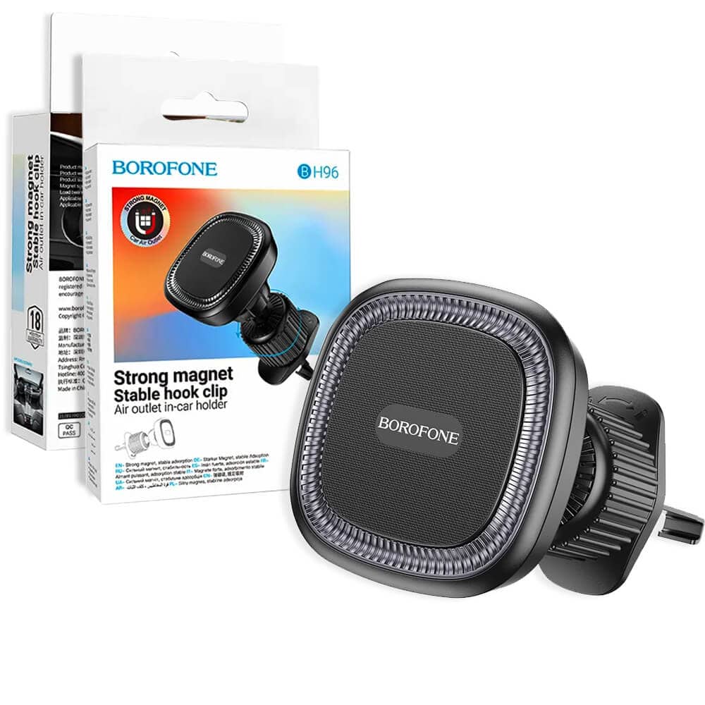 BOROFONE BH96 NT 360 Degree Rotating Air Outlet Magnetic Air Vent Car Mobile Phone Holder for 4.5-7 inch iPhone Samsung Google Nokia Oppo Motorola