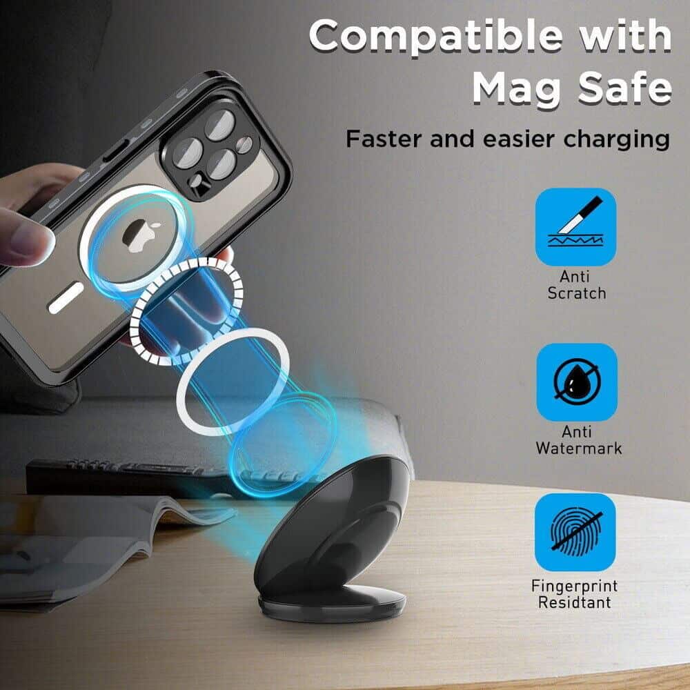 For Apple iPhone 15/15 Pro/15 Plus/15 Pro Max Redpepper MagSafe Waterproof Case Built-in Screen & Camera Lens Protector Heavy Duty Tough Armor Cover