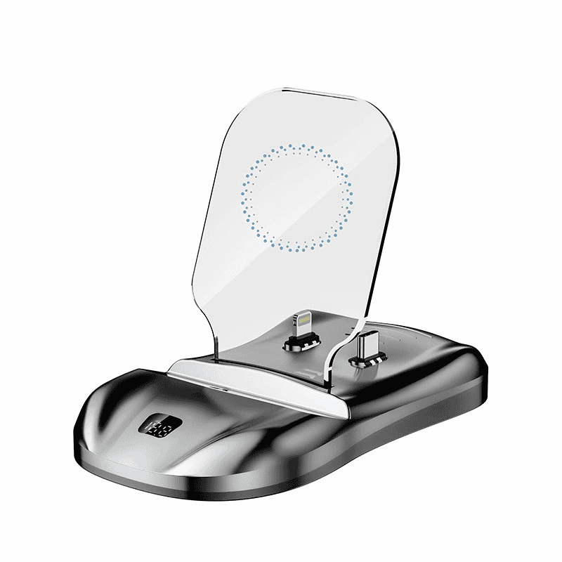 100w Fast Charging USB Type C / Lightning Magnetic Head Desktop Mobile Phone Charger Charging Station