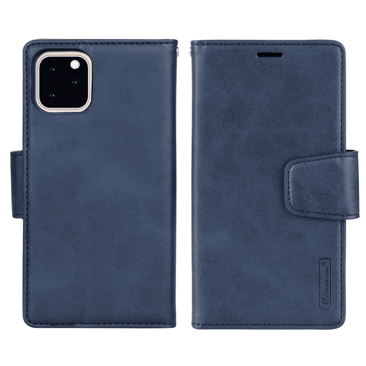 Genuine Hanman 2 in 1 Detachable Magnetic Flip Leather Wallet Cover Case For Apple iPhone 16 Series