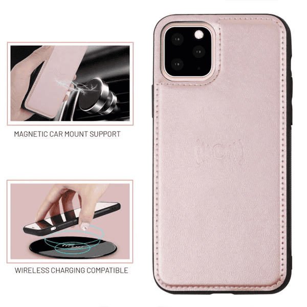 Genuine Hanman 2 in 1 Detachable Magnetic Flip Leather Wallet Cover Case For Apple iPhone 16 Series