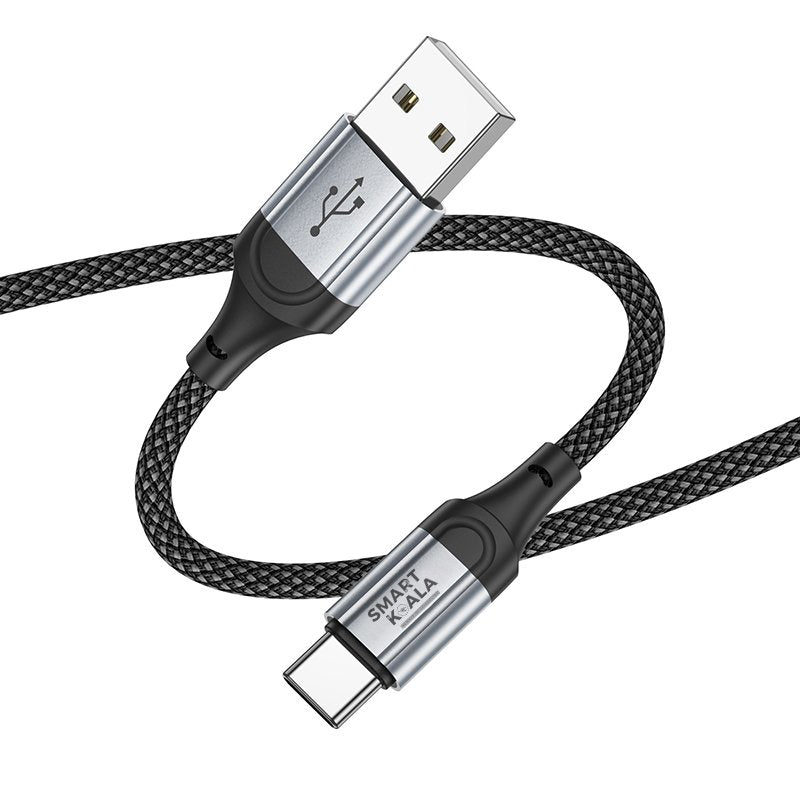 Smart Koala 1M USB A to Type C 3A Fast Charging Charger Data Sync Cable Cord
