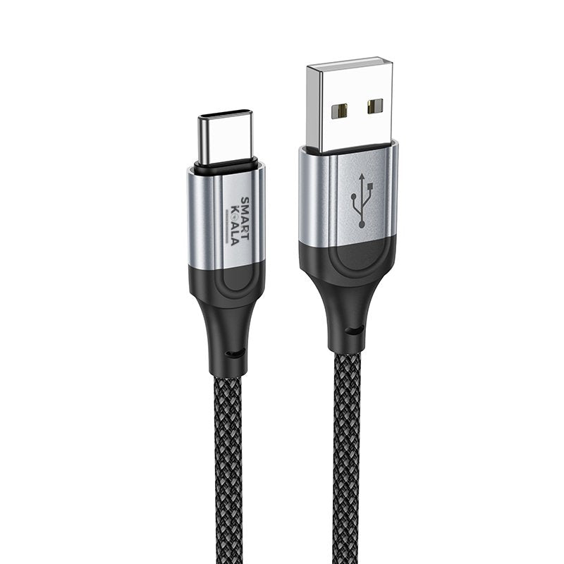 Smart Koala 1M USB A to Type C 3A Fast Charging Charger Data Sync Cable Cord
