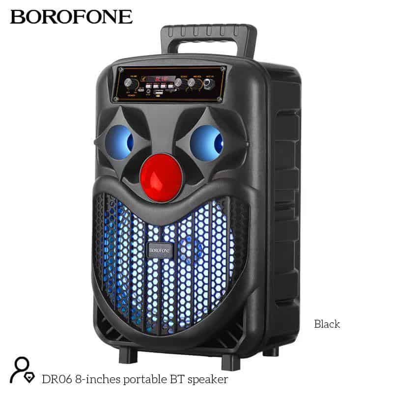 Borofone DR06 8 inch Portable Sports Wireless Bluetooth Speaker ( Black)