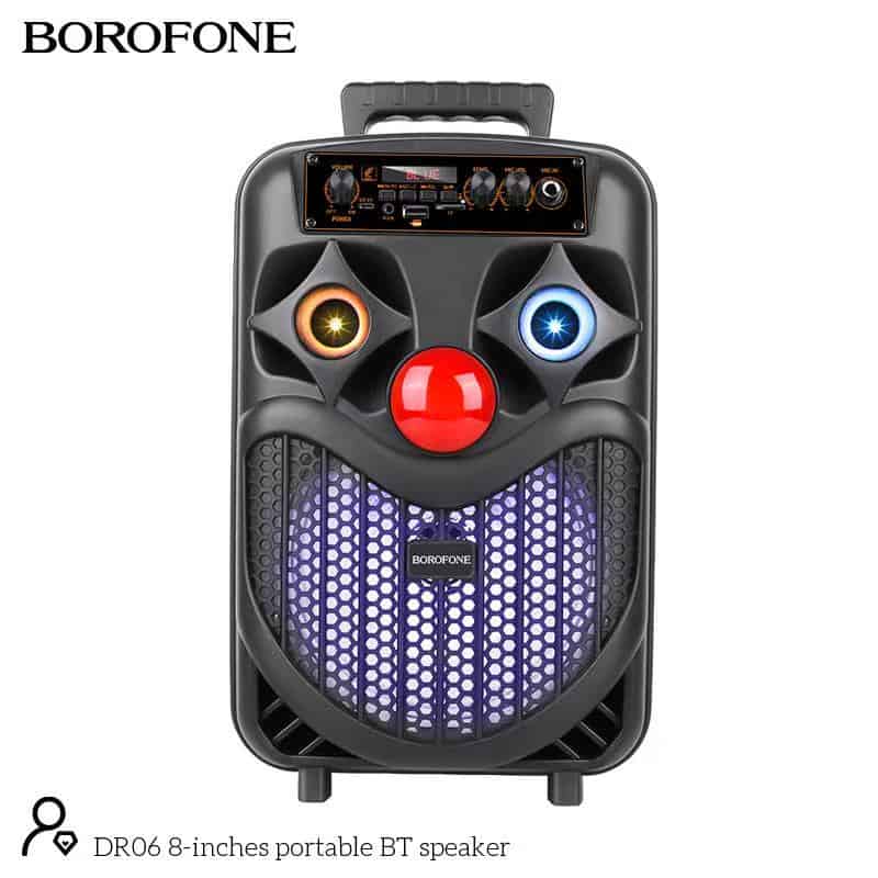 Borofone DR06 8 inch Portable Sports Wireless Bluetooth Speaker ( Black)