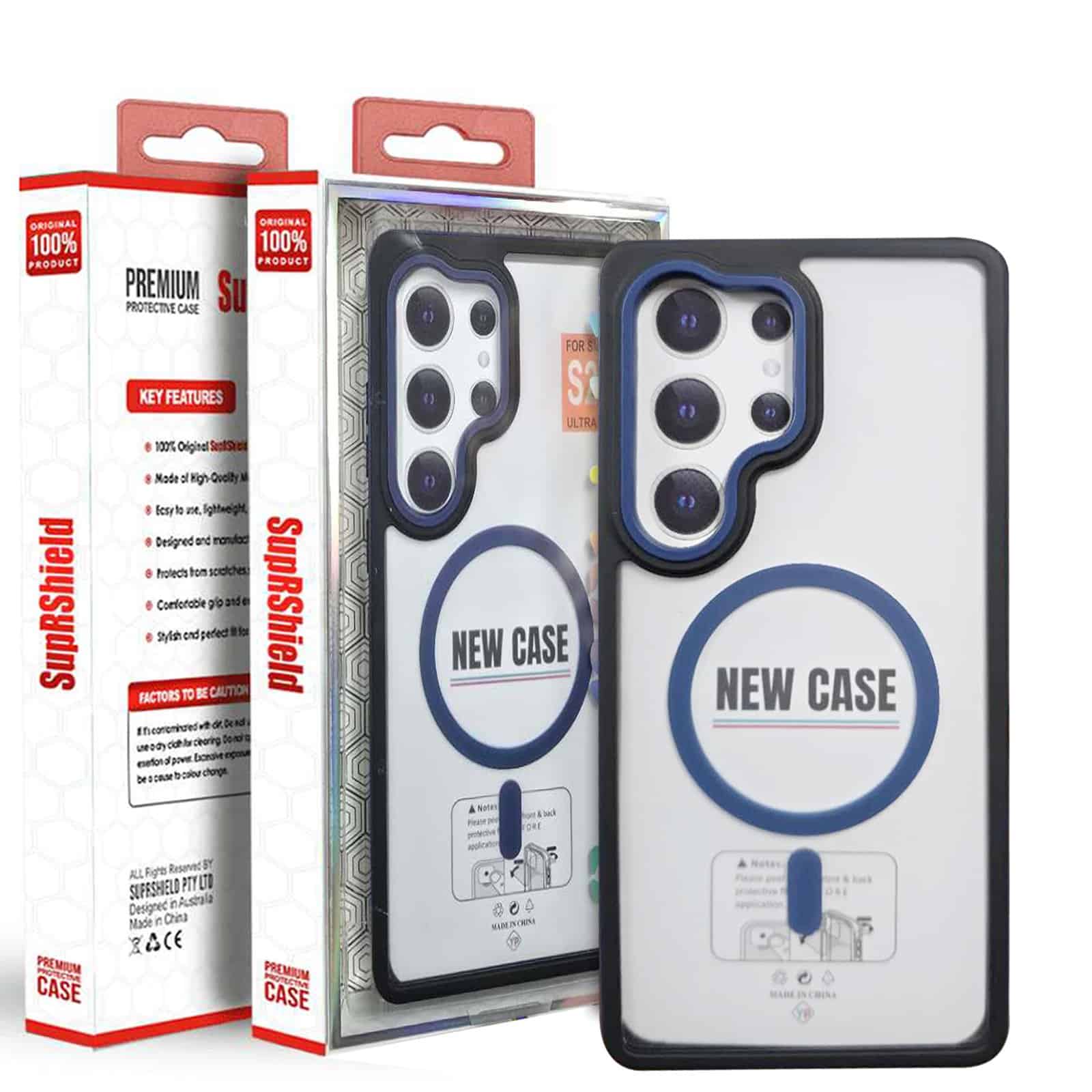 For Samsung Galaxy Matte Acrylic Hard Clear MagSafe Magnetic Shockproof Case Cover