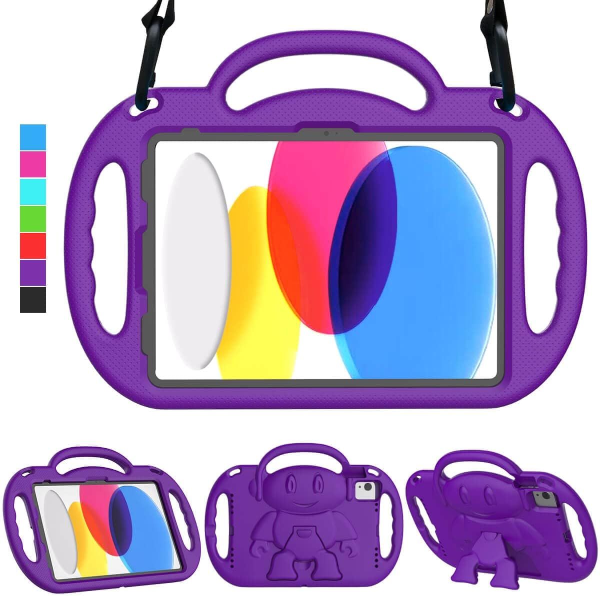 For Apple iPad Series Eva Cartoon Soft Tablet Case, Kids Protective Shockproof Case Cover For Children