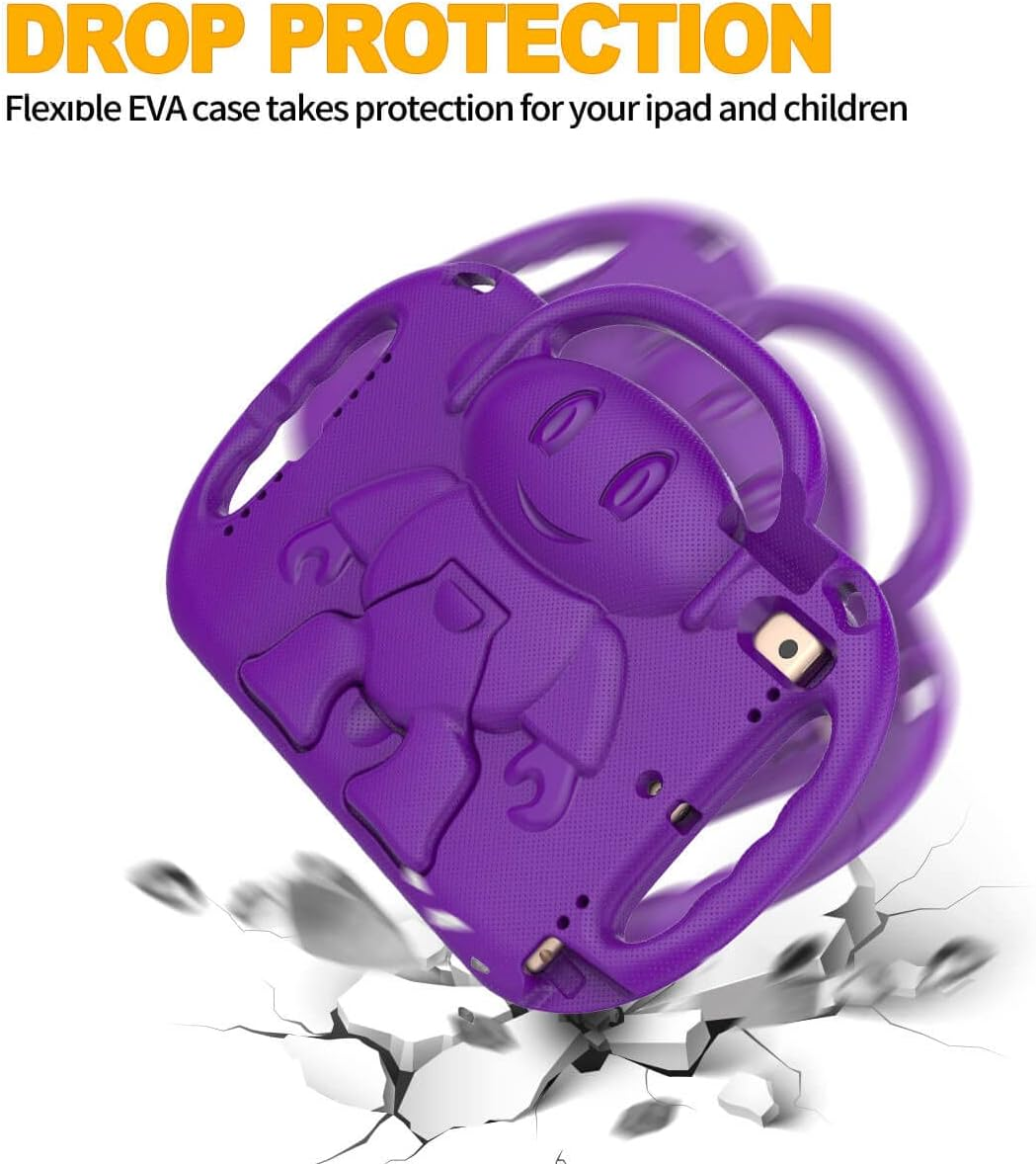 For Apple iPad Series Eva Cartoon Soft Tablet Case, Kids Protective Shockproof Case Cover For Children