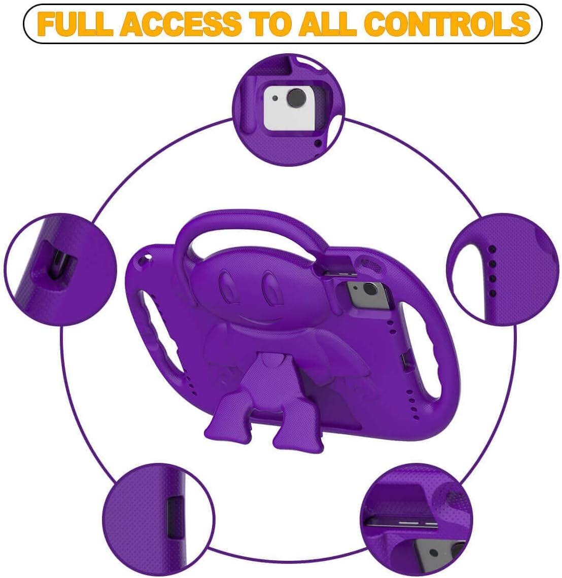 For Apple iPad Series Eva Cartoon Soft Tablet Case, Kids Protective Shockproof Case Cover For Children