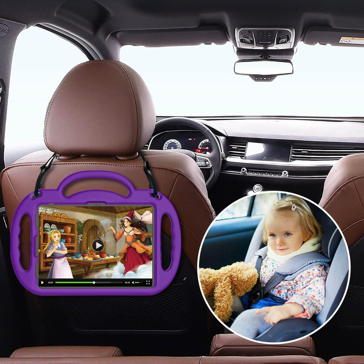 For Apple iPad Series Eva Cartoon Soft Tablet Case, Kids Protective Shockproof Case Cover For Children