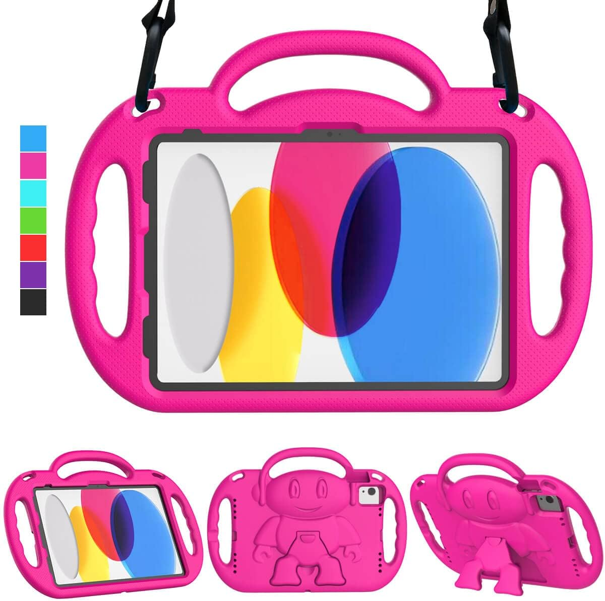 For Apple iPad Series Eva Cartoon Soft Tablet Case, Kids Protective Shockproof Case Cover For Children