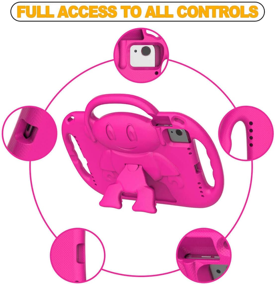 For Apple iPad Series Eva Cartoon Soft Tablet Case, Kids Protective Shockproof Case Cover For Children