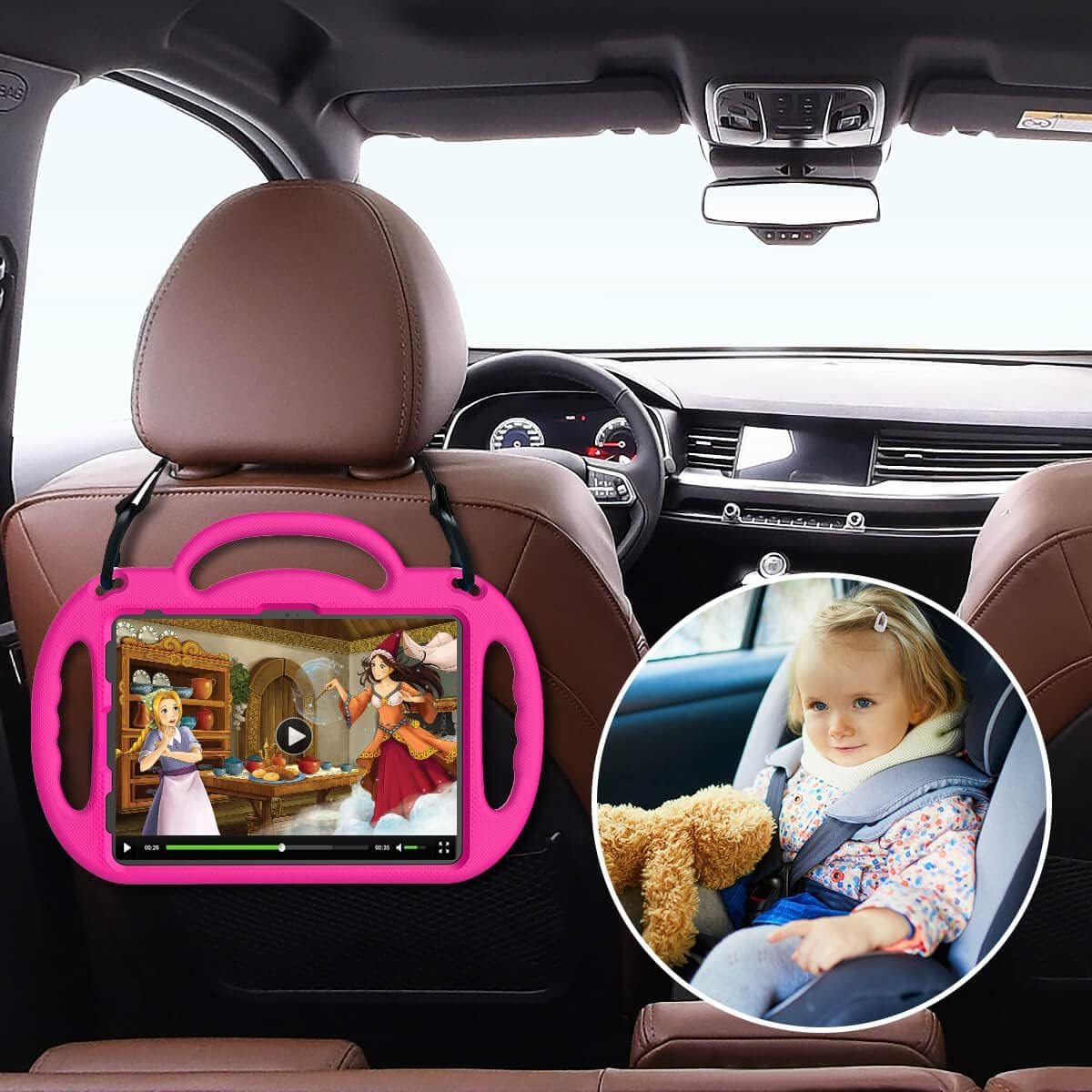 For Apple iPad Series Eva Cartoon Soft Tablet Case, Kids Protective Shockproof Case Cover For Children