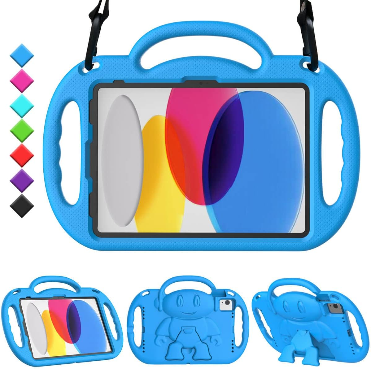 For Apple iPad Series Eva Cartoon Soft Tablet Case, Kids Protective Shockproof Case Cover For Children