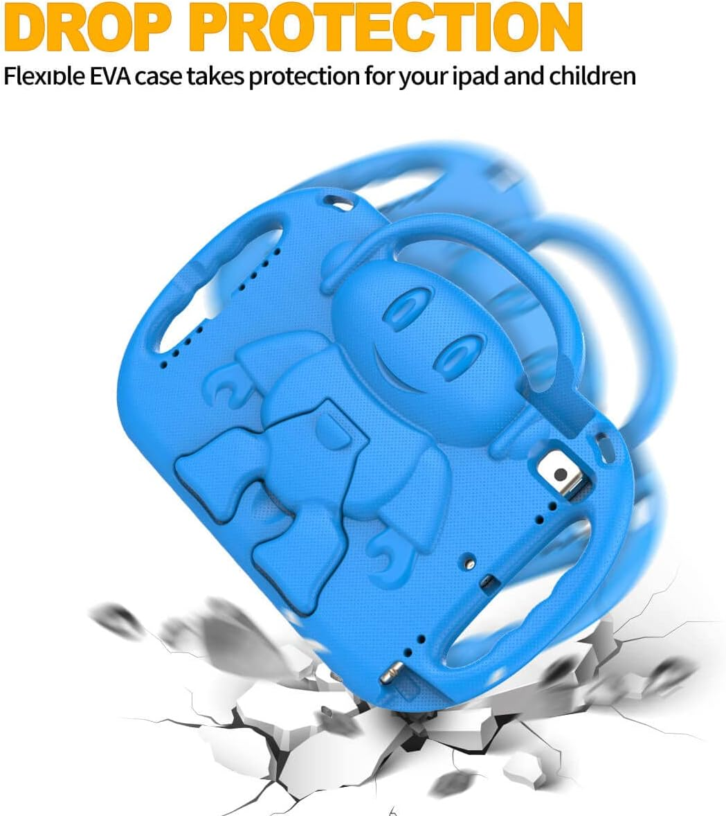 For Apple iPad Series Eva Cartoon Soft Tablet Case, Kids Protective Shockproof Case Cover For Children