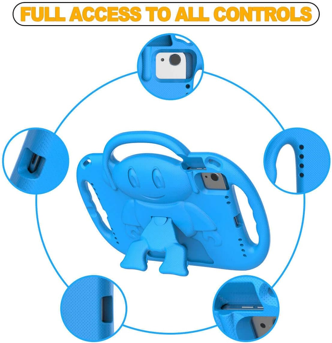 For Apple iPad Series Eva Cartoon Soft Tablet Case, Kids Protective Shockproof Case Cover For Children