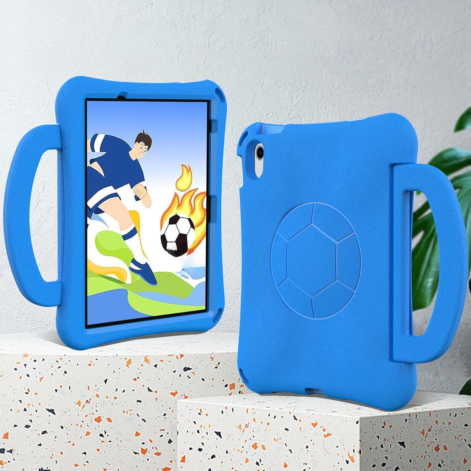 For Apple iPad Series EVA Football Soft Tablet Case, Kids Protective Shockproof Case Cover For Childrens