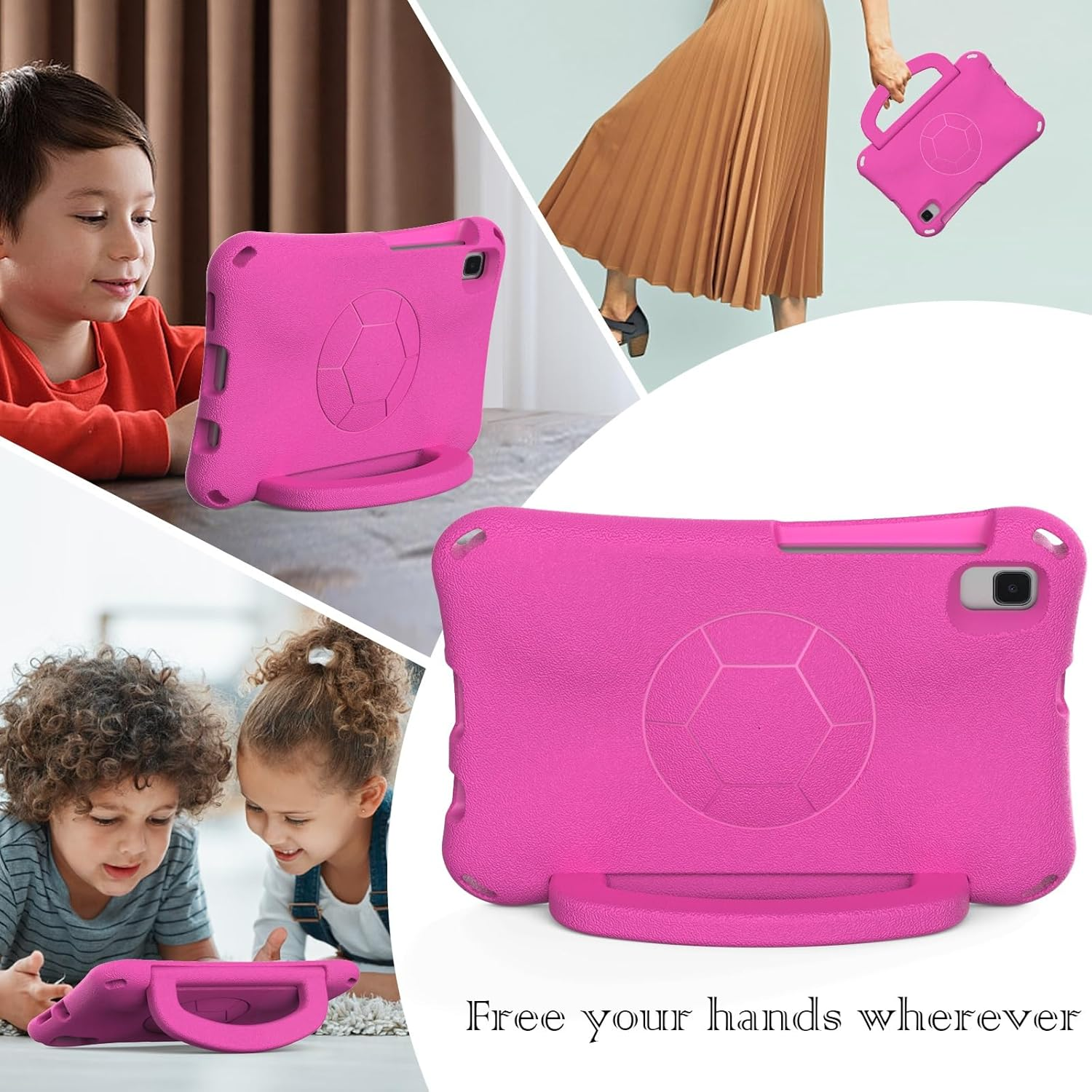 For Apple iPad Series EVA Football Soft Tablet Case, Kids Protective Shockproof Case Cover For Childrens