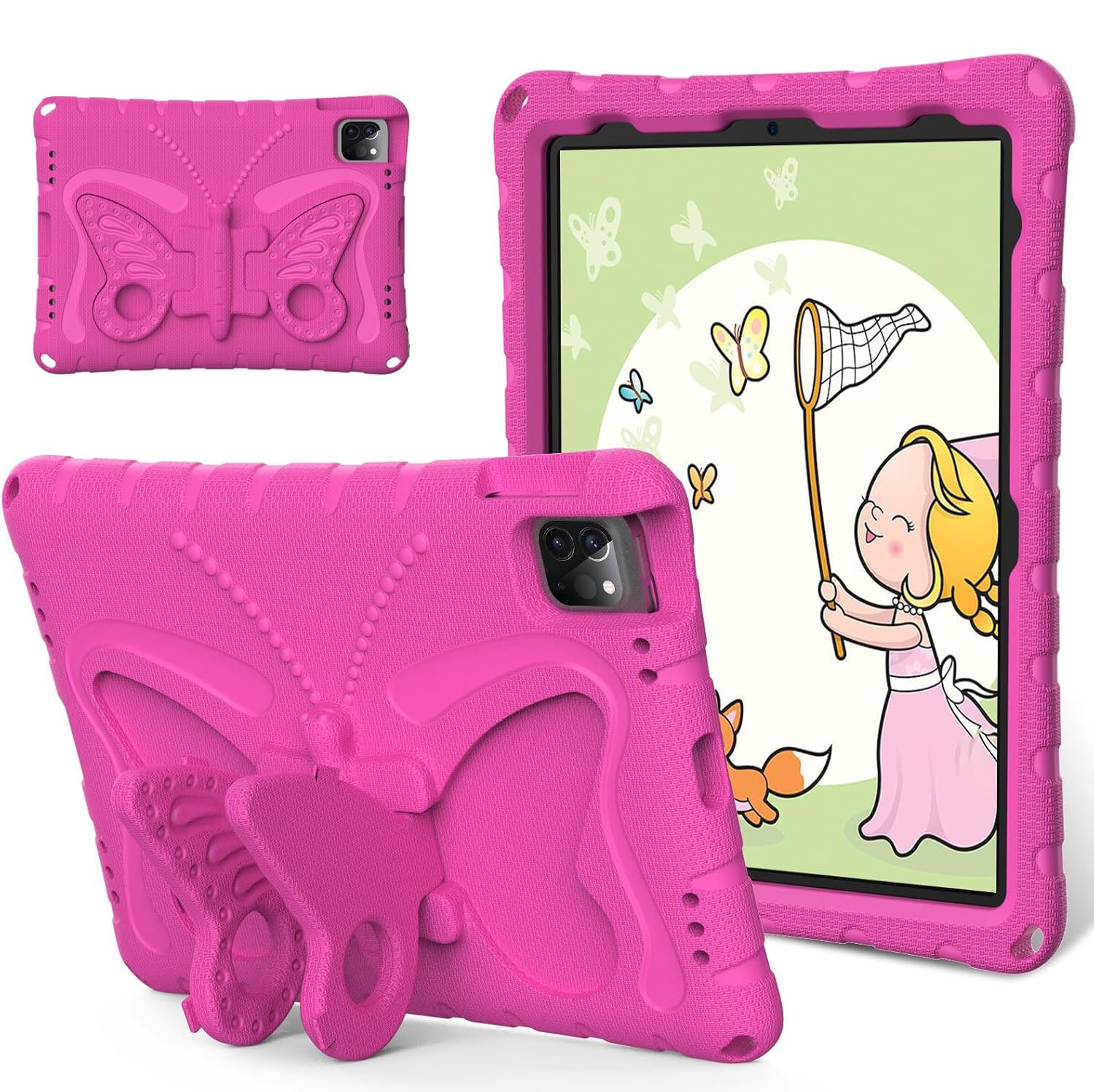 For Apple iPad Series EVA NEW DESIGN Butterfly Soft Tablet Case, Kids Protective Shockproof Case Cover For Childrens