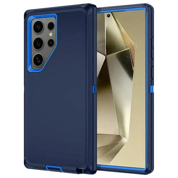 For Samsung Galaxy S24 S25 Ultra Plus FE Edge Case Drop Resistant Defender Tradies Heavy Duty Rugged Shockproof Tough Cover