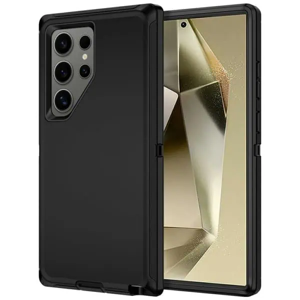 For Samsung Galaxy S24 S25 Ultra Plus FE Edge Case Drop Resistant Defender Tradies Heavy Duty Rugged Shockproof Tough Cover