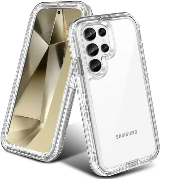 For Samsung Galaxy S24 S25 Ultra Plus FE Edge Case Drop Resistant Defender Tradies Heavy Duty Rugged Shockproof Tough Cover