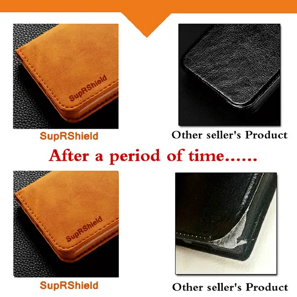 For Oppo SupRShield Wallet Case Flip Leather Card Slots Magnetic Stand Covera