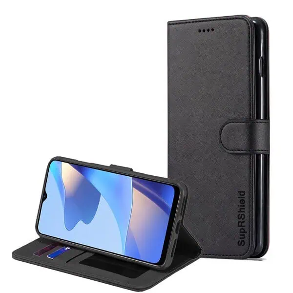 For Oppo SupRShield Wallet Case Flip Leather Card Slots Magnetic Stand Covera