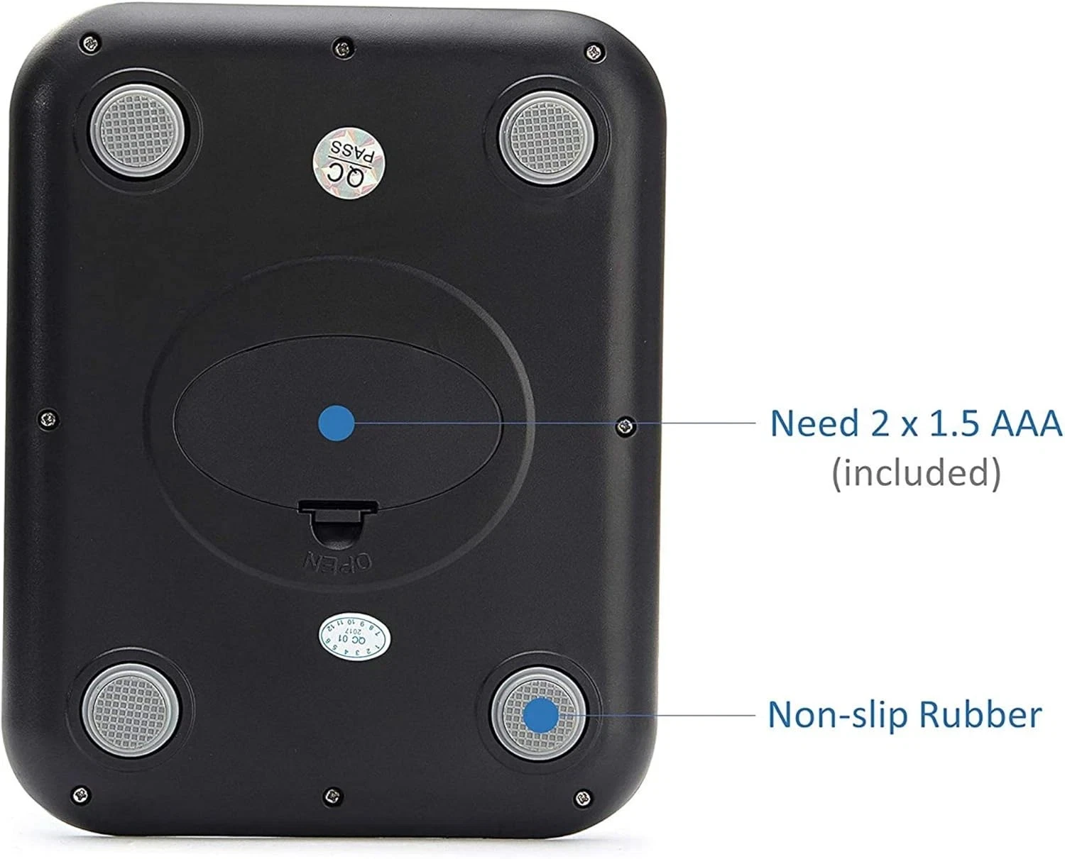 Digital Stainless Steel Kitchen Scale 5000g/1g Precision Food Scale with Backlit LCD Display, Tare Function & Unit Conversion