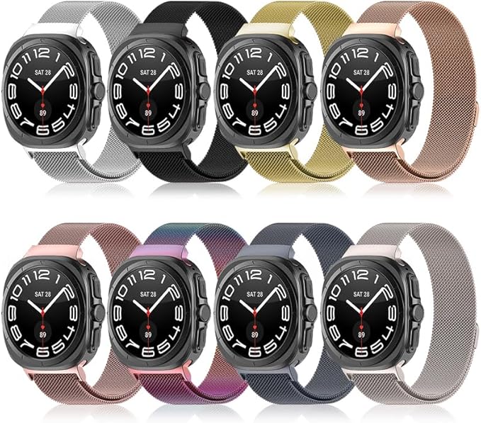 Stainless Steel Adjustable Milanese Strap For Samsung Galaxy Watch 8 Classic 40MM 44MM 46MM / Ultra 47mm 2024 2025