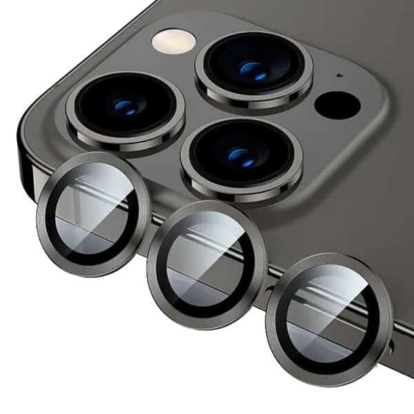 For iPhone Metal Ring Camera Lens Protector for Apple iPhone Models