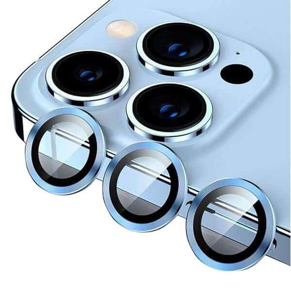 For iPhone Metal Ring Camera Lens Protector for Apple iPhone Models