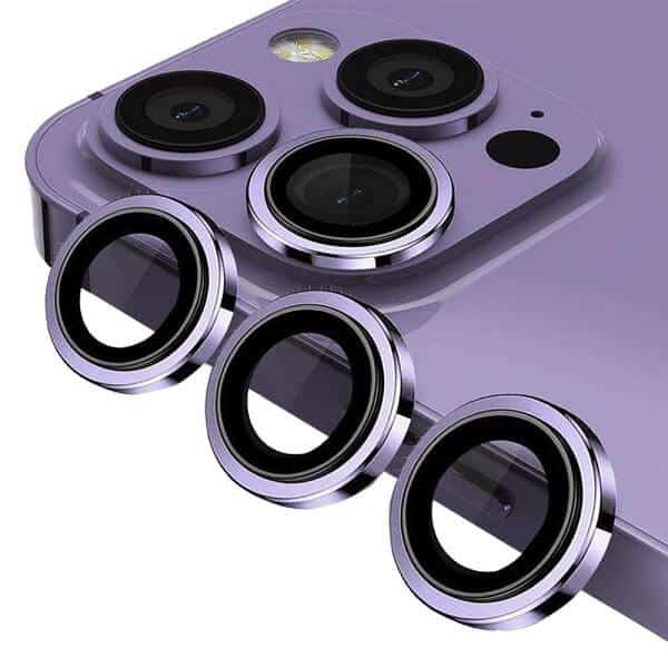 For iPhone Metal Ring Camera Lens Protector for Apple iPhone Models