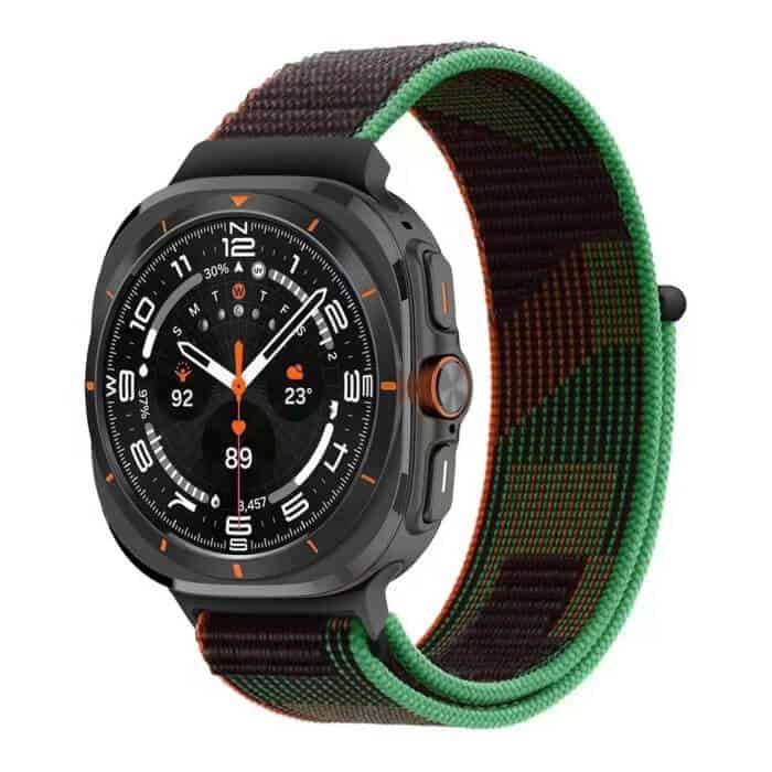 For Samsung Galaxy Watch 8 40MM 44MM / Ultra 47mm 2024 2025 Nylon Webbing Strap Watchband
