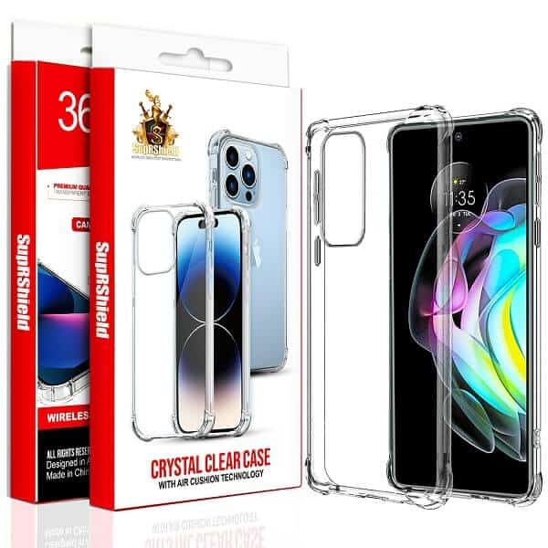For Motorola Moto SupRShield Heavy Duty Soft Clear Shockproof Case Cover