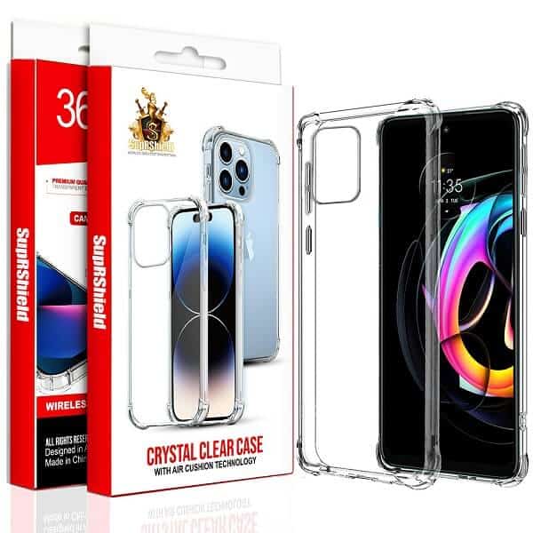 For Motorola Moto SupRShield Heavy Duty Soft Clear Shockproof Case Cover