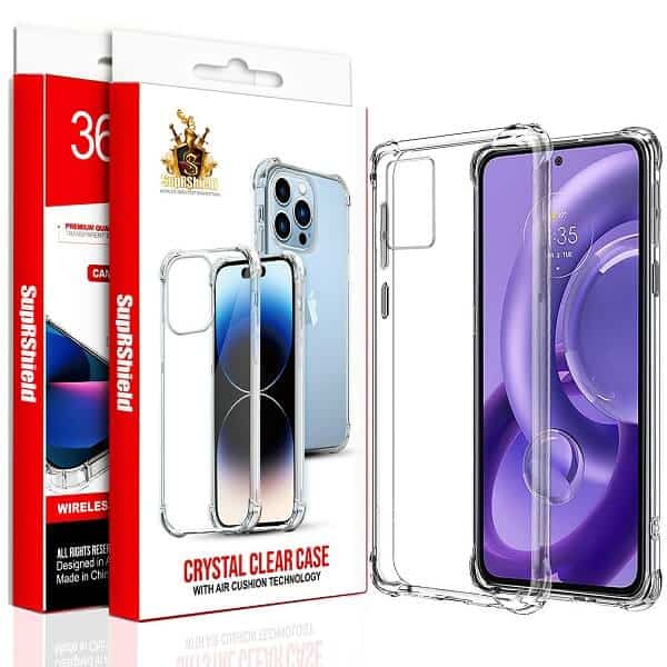 For Motorola Moto SupRShield Heavy Duty Soft Clear Shockproof Case Cover