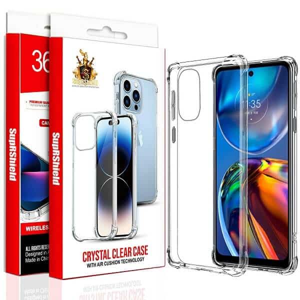 For Motorola Moto SupRShield Heavy Duty Soft Clear Shockproof Case Cover