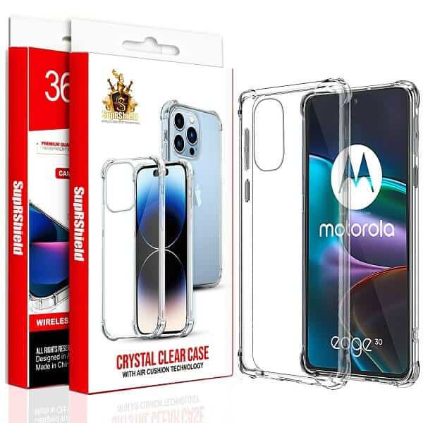 For Motorola Moto SupRShield Heavy Duty Soft Clear Shockproof Case Cover