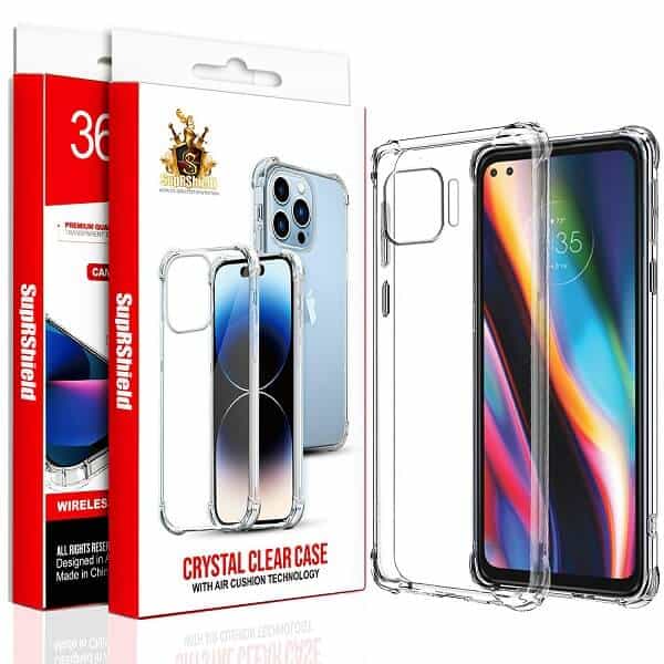 For Motorola Moto SupRShield Heavy Duty Soft Clear Shockproof Case Cover