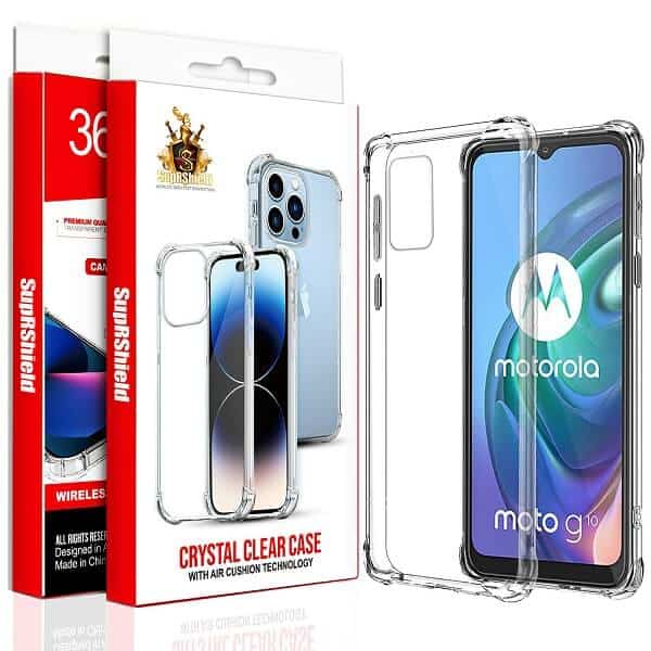 For Motorola Moto SupRShield Heavy Duty Soft Clear Shockproof Case Cover