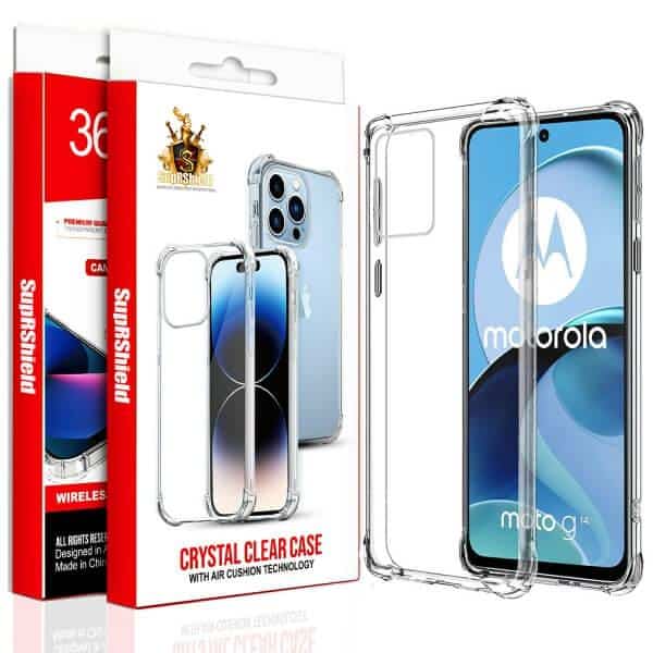 For Motorola Moto SupRShield Heavy Duty Soft Clear Shockproof Case Cover