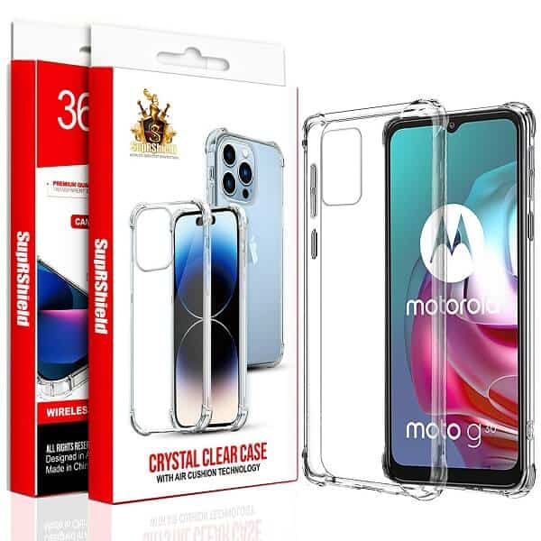 For Motorola Moto SupRShield Heavy Duty Soft Clear Shockproof Case Cover